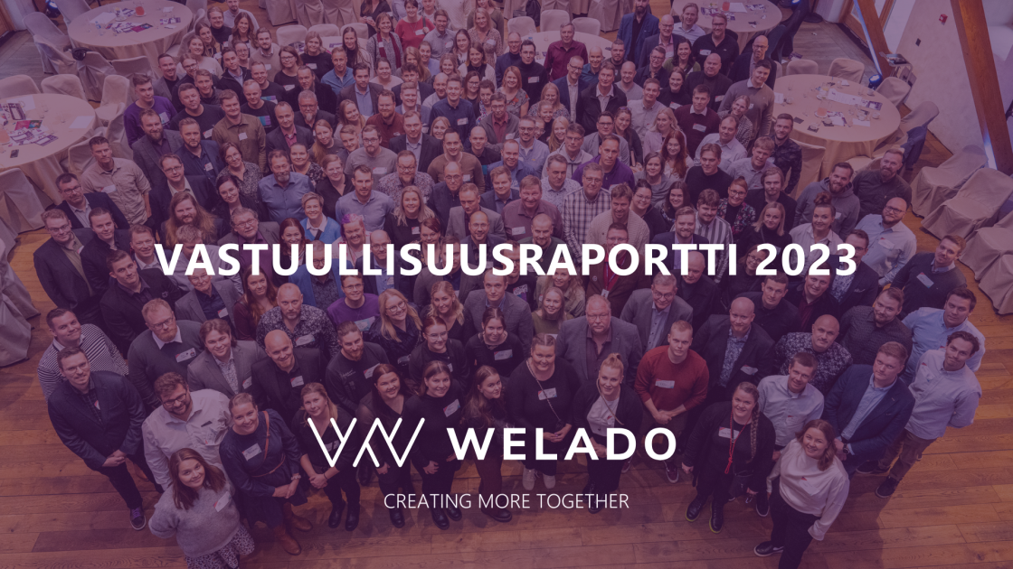 Weladon Vastuullisuusraportti 2023 - Welado