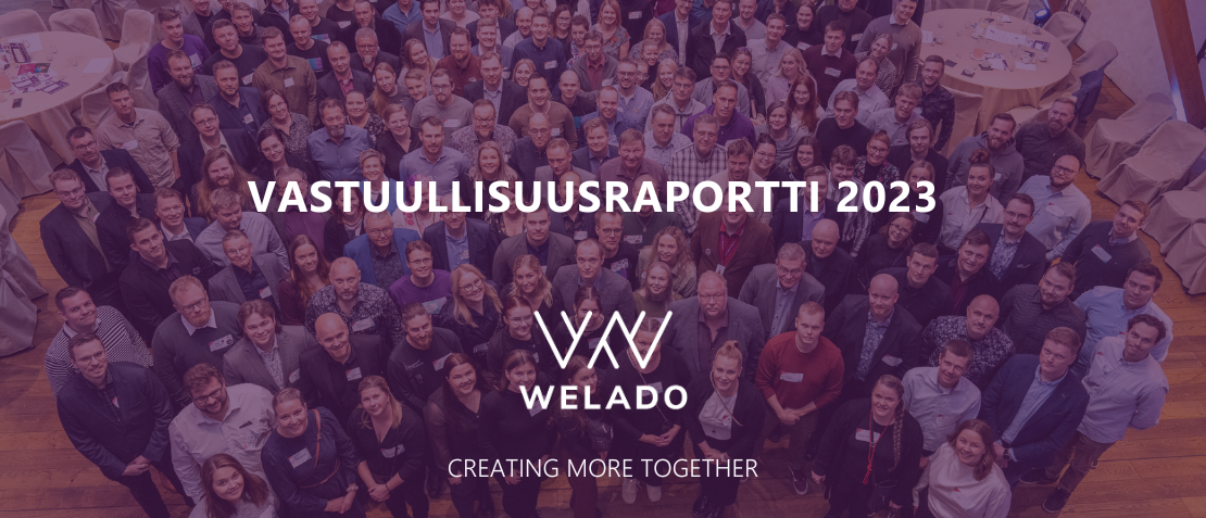 Weladon Vastuullisuusraportti 2023 - Welado